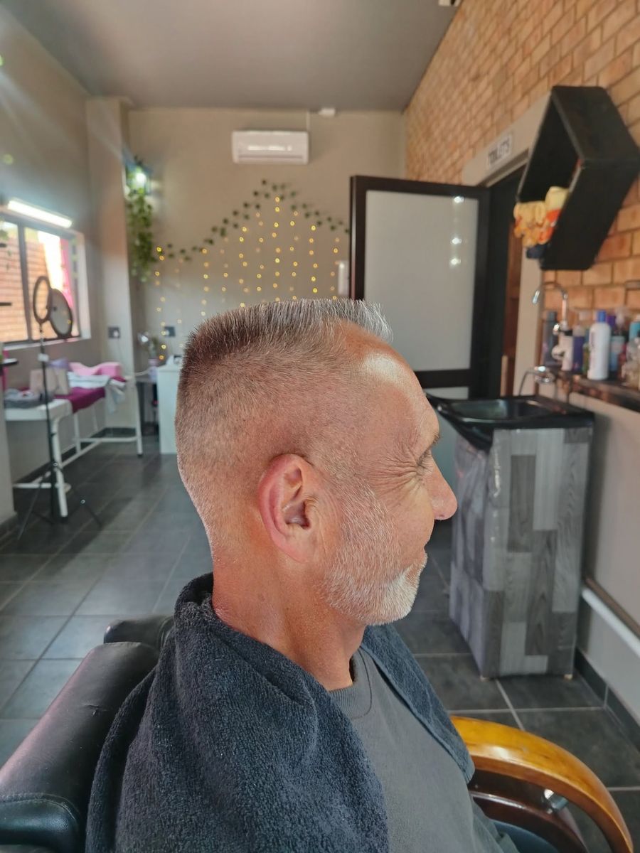 Classic fade created at Lynne’s Hair Studio